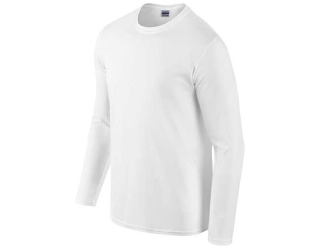 Pánské tričko dlouhý rukáv bílé