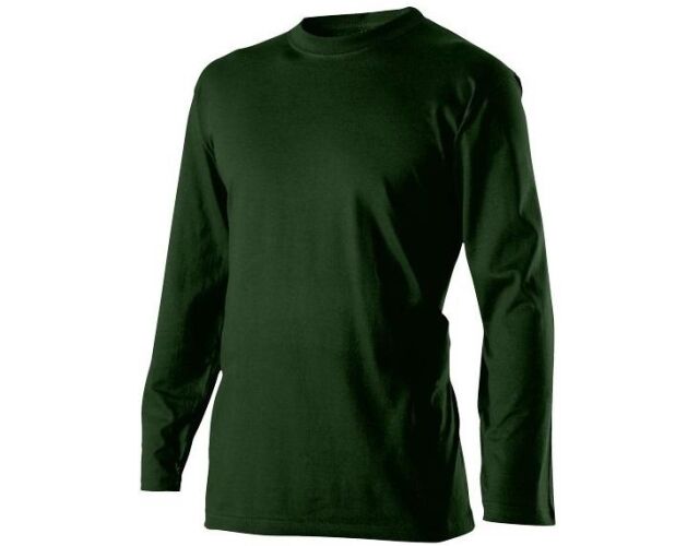 Pánské tričko dlouhý rukáv zelené