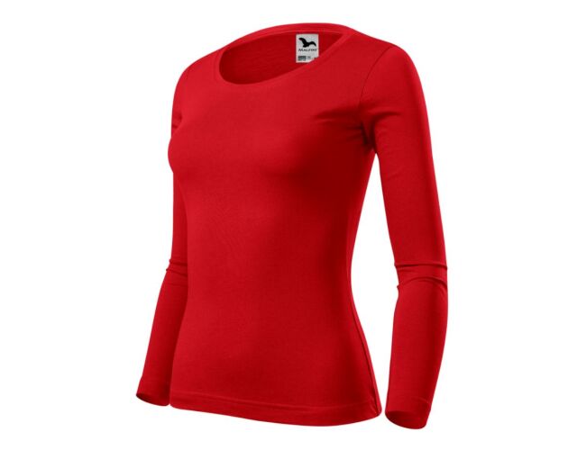 Dámské triko s dlouhým rukávem Malfini FIT-T LS 169 červená