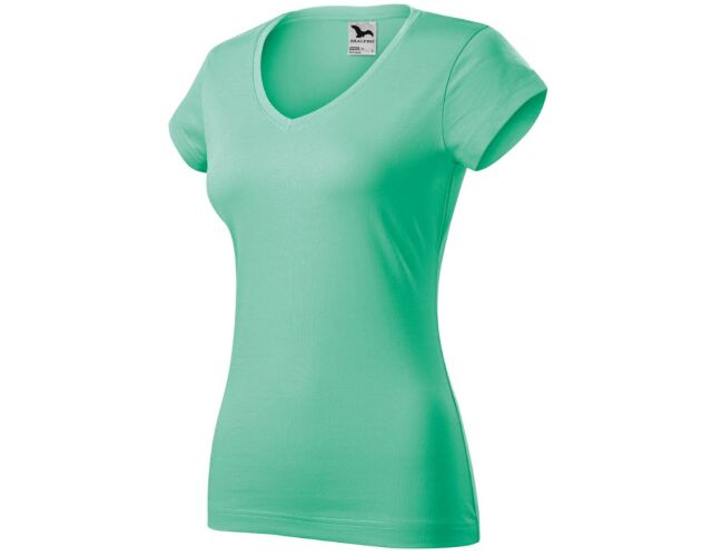 Dámské tričko Malfini Fit V-neck mátová