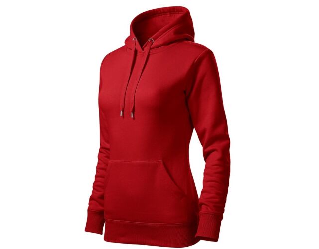Dámská mikina Cape s kapucí červená