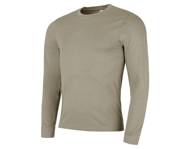 Tričko s dlouhým rukávem světle šedá Tarek