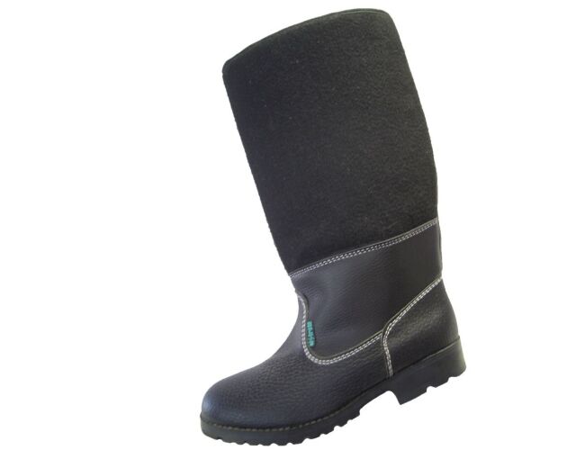 Koženofilcová zimní obuv O1 91300