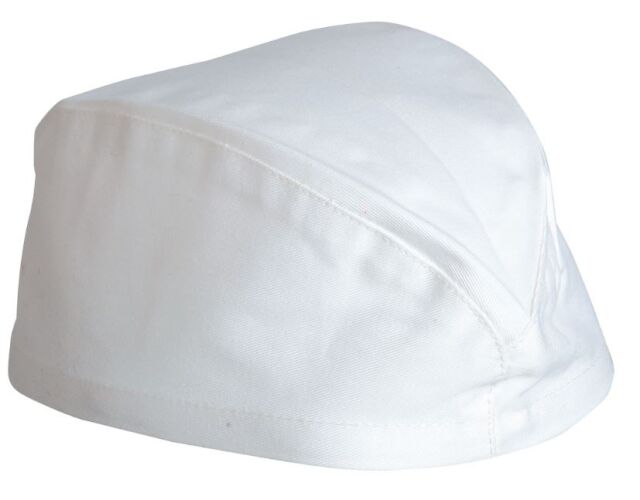 Volans kuchařská čepice lodička bílá