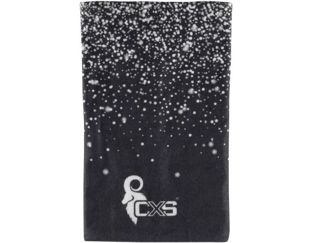 CXS TOBY šátek multifunkční zimní černo bílý 26 x 48 cm