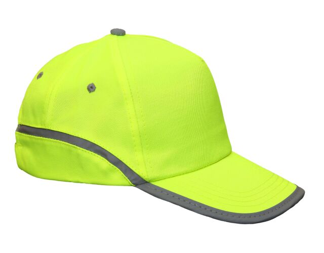 Callpo reflexní baseballová čepice žlutá