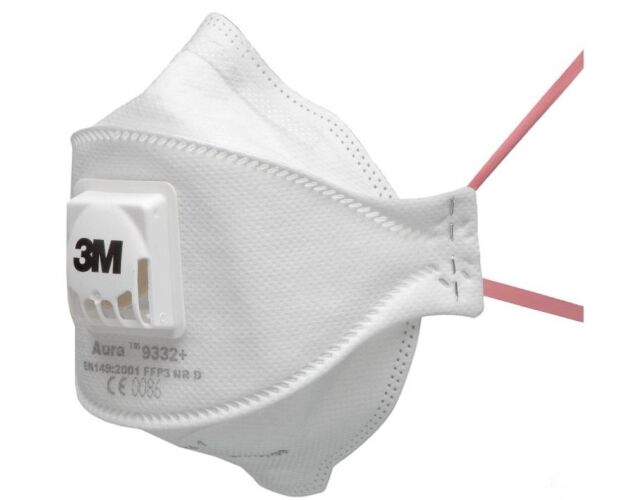 3M 9332+ FFP3 respirátor FFP3 NR D výdechový ventilek