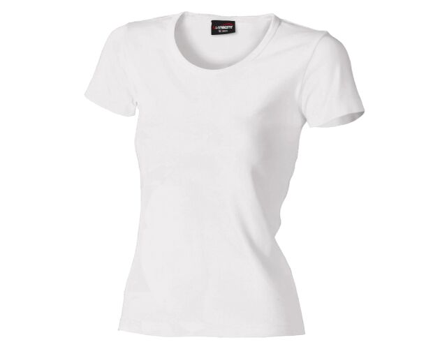 Lambeste 031 dámské bavlněné tričko s krátkým rukávem bílá