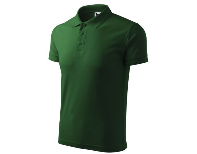 Polokošile pánská piké Malfini PIQUE POLO 203 lahvově zelená