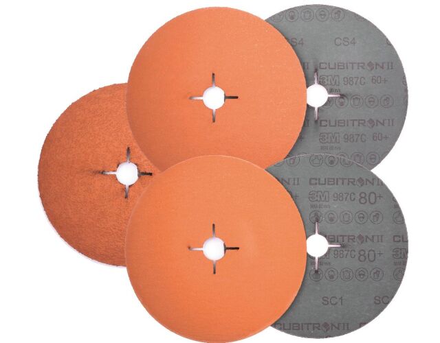 3M Cubitron II 987C fíbrový disk 115x22 zrnitost P36