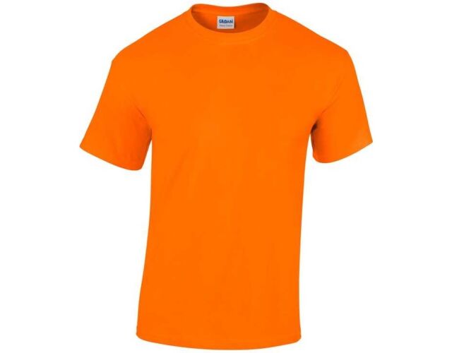 Tričko unisex oranžová safety