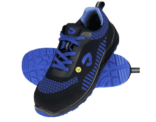 Bezpečnostní pracovní obuv Steppax S1P ESD SRC černo modrá