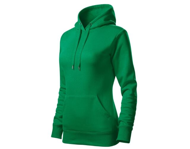 Dámská mikina Cape s kapucí středně zelená