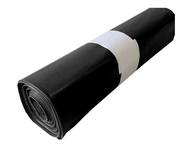 Pytel na odpad černý 120L silný 80my role 15 ks