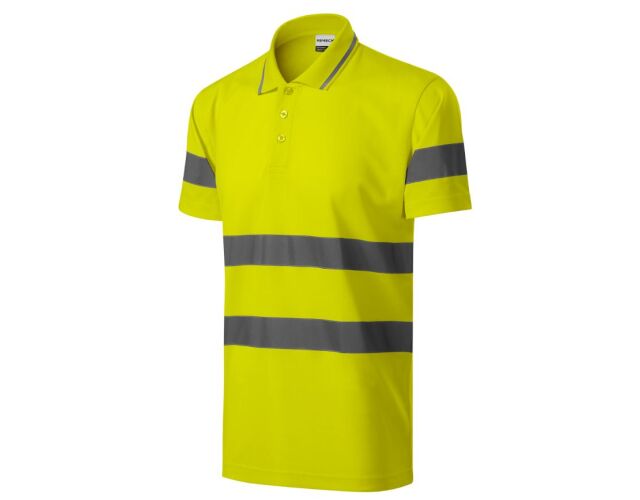 Malfini HV Runway 2V9 reflexní polokošile unisex reflexní žlutá
