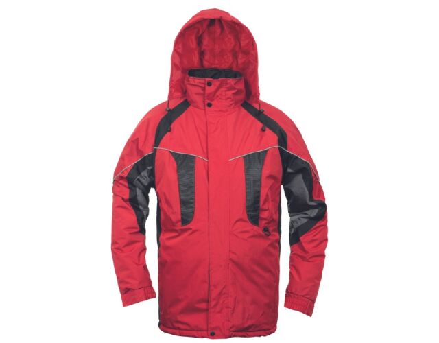 Cerva Nyala pracovní bunda zimní červená černá