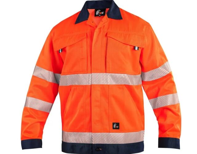 CXS Norwich reflexní bunda reflexní oranžová modrá