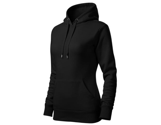 Dámská mikina Cape s kapucí černá