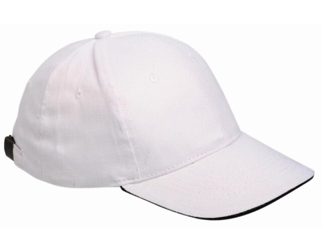Tulle kšiltovka bílá