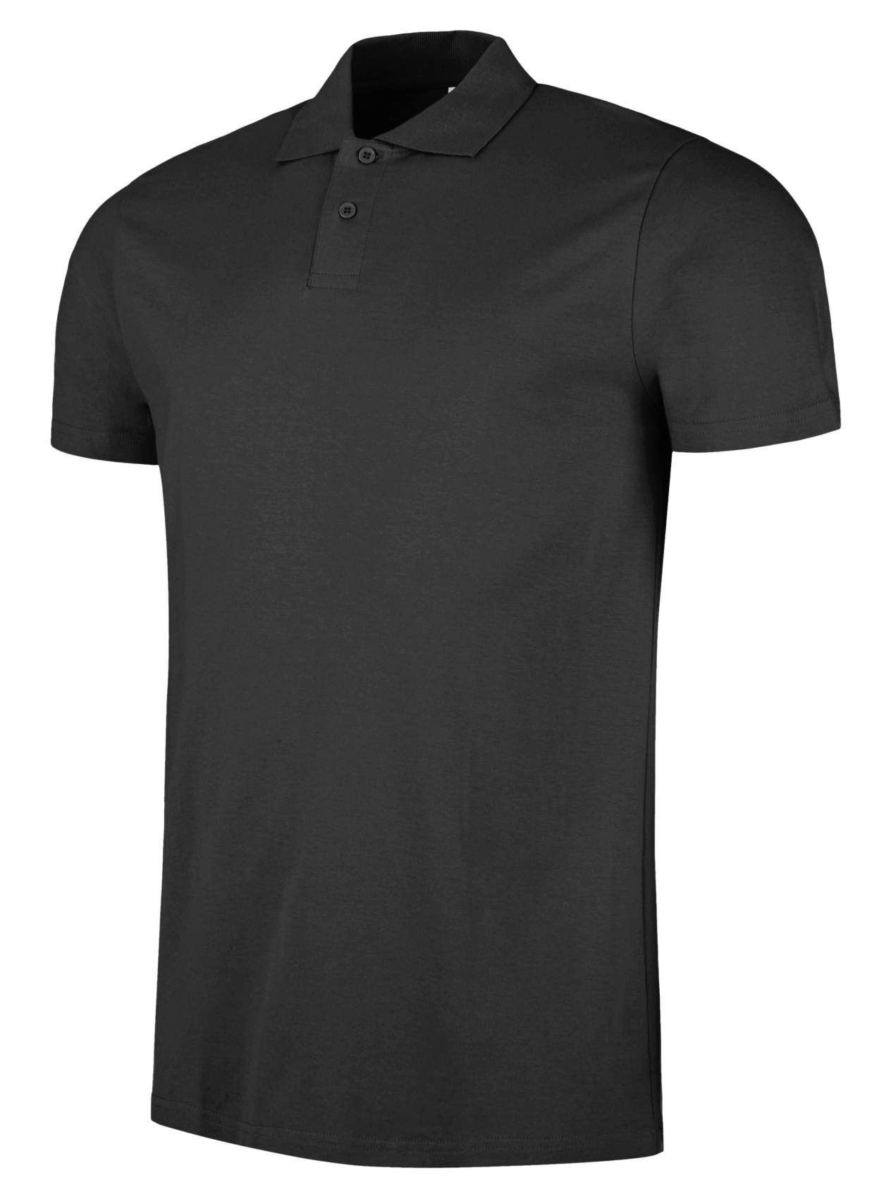 Levně Polokošile pánská Single Jersey hladký úplet černá Weston 3XL