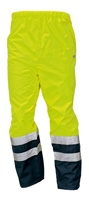 Levně Červa Epping New nepromokavé reflexní kalhoty žluté 2XL