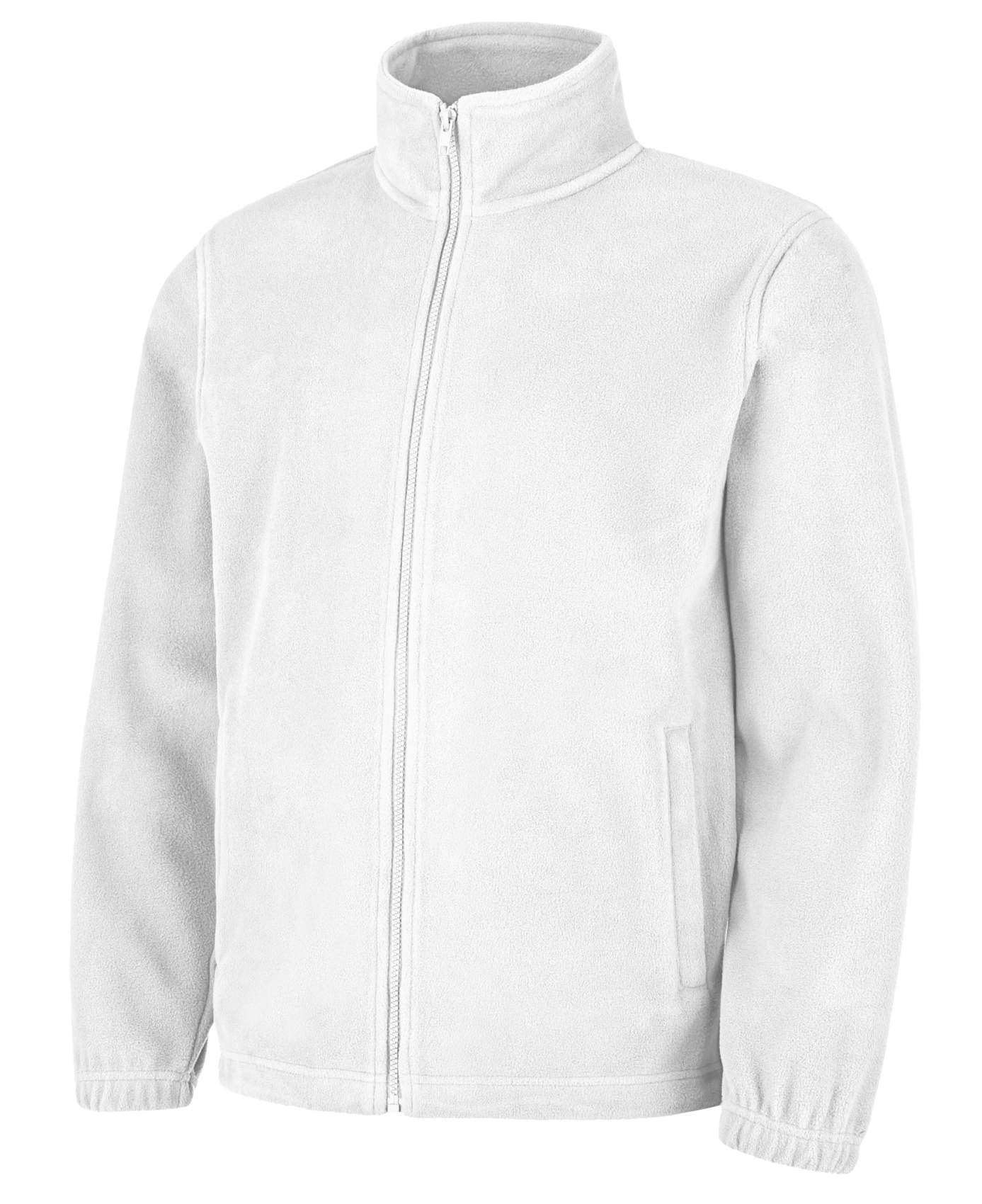 Levně Blatana fleecová mikina bílá unisex 2XL