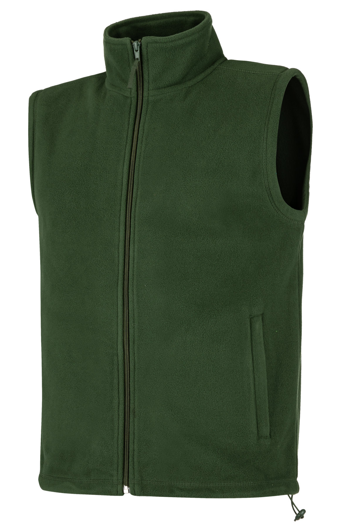 Levně Fleecová vesta lahvově zelená unisex Jada XL