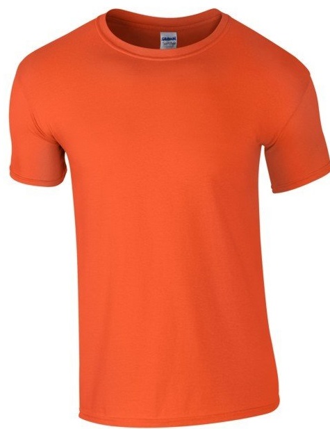 Levně Tričko bavlněné oranžové XL