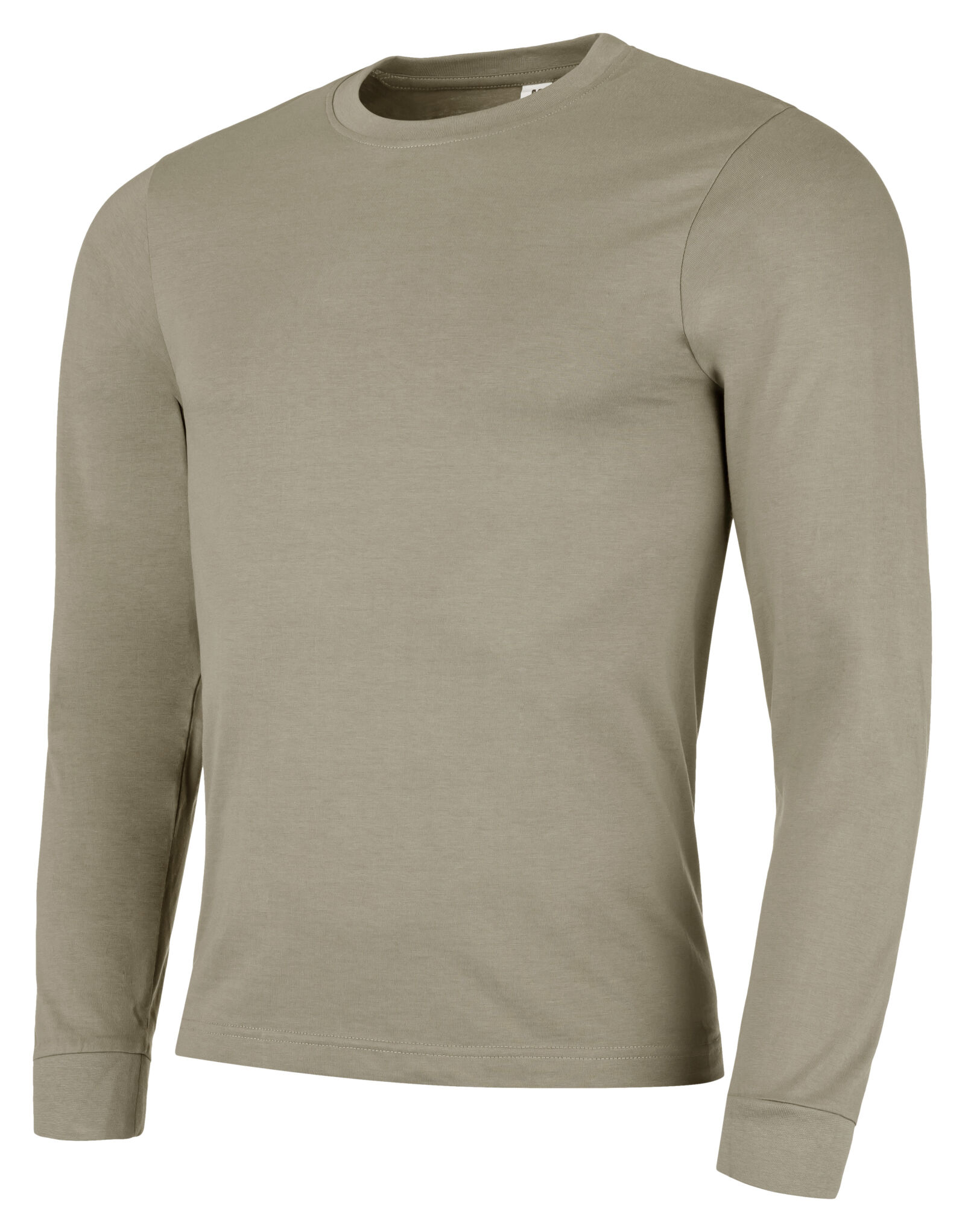 Levně Tričko s dlouhým rukávem světle šedá Tarek 2XL