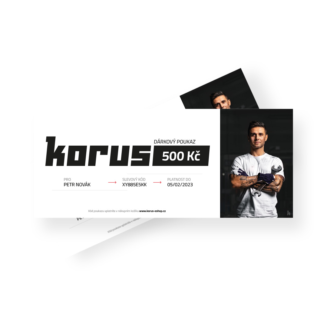 Dárkový poukaz v hodnotě 500 Kč